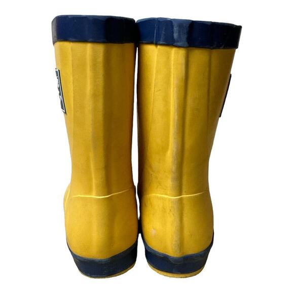 JoJo Maman Bebe Splash Yellow Rain Boots Toddler Size 5 - Picture 5 of 10